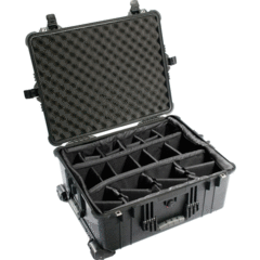 Pelican 1614 Waterproof 1610 Case with Dividers (Black)