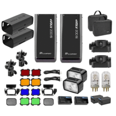 Flashpoint eVOLV 200 TTL Pocket Flash Dual Head Canon Kit
